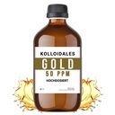 Colloidal Gold Solution, 50 PPM, 500ml, High Purity 99,99%