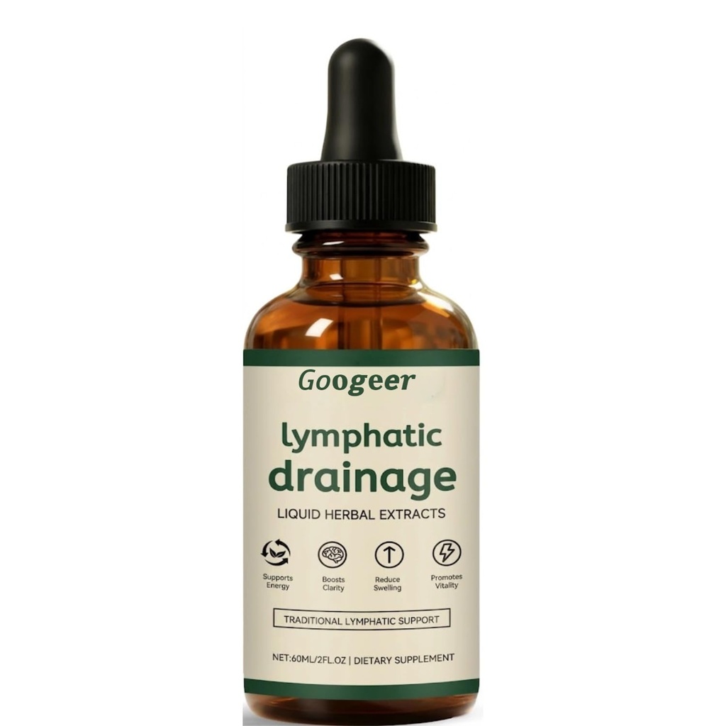 CORACIK Lymphatic Drainage Drops, Lymphatic Drainage Drops, Herbal Blend with Elderberry & Echinacea D𝑎n𝑑e𝑙i𝑜n 2fl.oz.
