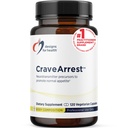 Designs for Health CraveArrest - L-Tyrosine Anti-Craving Support Supplement med 5-HTP, B6, Rhodiola, B12 - Designad för Serotonin + Dopamin Support (120 kapslar)