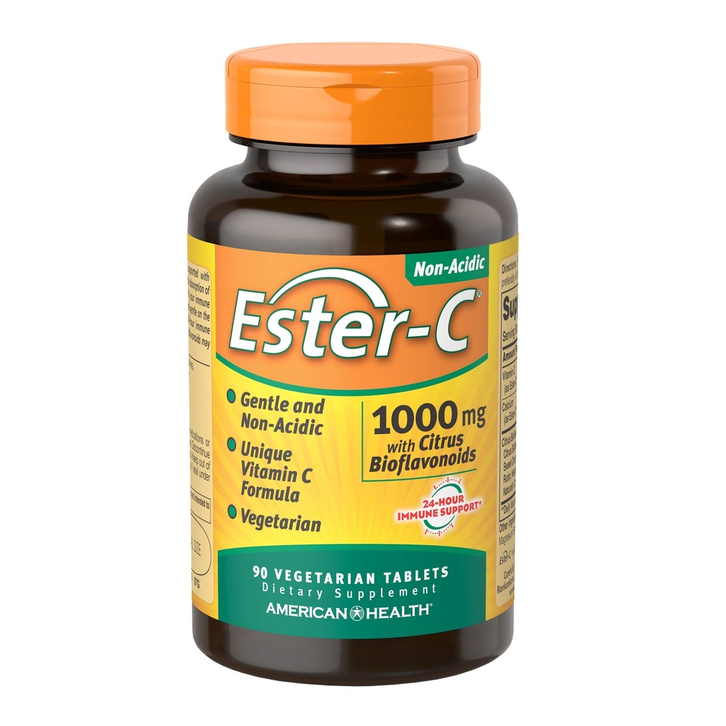 American Health Ester-C med Citrus Bioflavonoider, 1000 mg, 90 tabletter