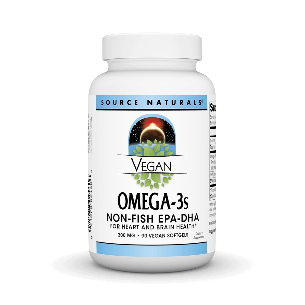 Källa Naturals Vegan Omega 3s Epa-Dha * 300 mg - 90 Softfgels