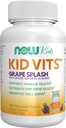 NOW Kids Supplements, Kid Vits Multivitamin, Grape Flavor, 120 Tabletter