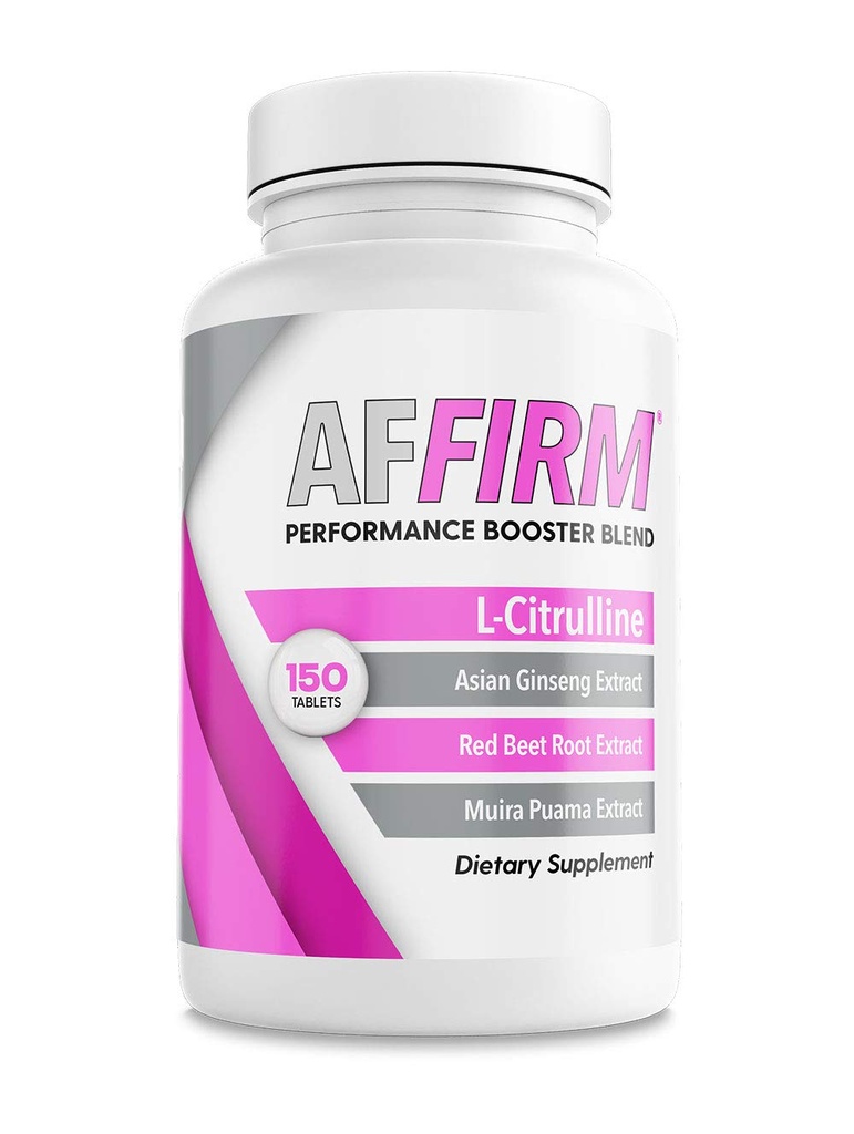 AFFIRM Nitric Oxide Booster for Women Dietary Supplement 750mg 150 tabletter (75 Day Supply) | Förbättrar blodcirkulation | Skapad av Dr Judson Brandeis