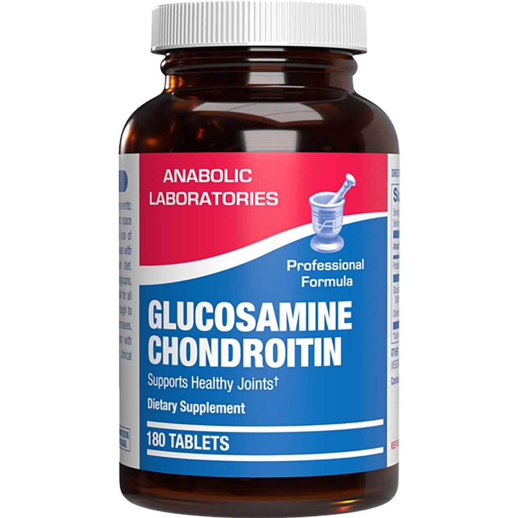 Avancerad Glukosamin och Chondroitin för vuxna - Klinisk Formel Naturligt härledd Bone Joint Tendon och Ligament Supplement med hög styrka Glukosamin Komplex - Upp till 180 Day Supply