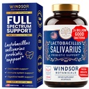Lactobacillus Salivarius Probiotic - 24 miljarder CFU L Salivarius Dental Probiotics for Teeth and Gums - Bad Breath Treatment for Adults, Immune Support, Digestive Health - 60 Oral Probiotic Capsules