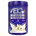 Vega Protein Made Simple Protein Powder, Vanilla - Stevia Free, Vegan, Plant Based, Healthy, Gluten Free, Pea Protein för kvinnor och män, 9.2 oz (Packaging May Vary)