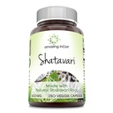 Fantastiska Indien Natural Shatavari 500 Mg per servering 250 Veggie Capsules Supplement | Icke-GMO | Glutenfri