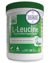 Health Thru Nutrition Pure L-Leucine Powder 300g | Certified Vegan | Fermented | Non-GMO | Essential BCAA | 3rd Party Tested | 5 Gram per portion | (60 portioner)