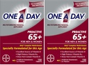 EN A DAY Proactive 65+, Mens & Womens Multivitamin, komplettera med vitamin A, vitamin C, vitamin D och Zink för Immune Health Support*, Calcium, Folic Acid & More, Tablet 150 Count (Pack of 2)