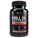 Antarctic Krill Oil 1000mg (120 Softgels) Omega 3 Fish Oil Supplement med EPA, DHA & Astaxanthin - för gemensam, hjärna och hjärtstöd för män och kvinnor