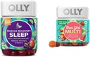 OLLY Muscle Recovery Sleep Gummies 40 Count och Teen Girl Multi Gummy, Vitaminer, 70 Count