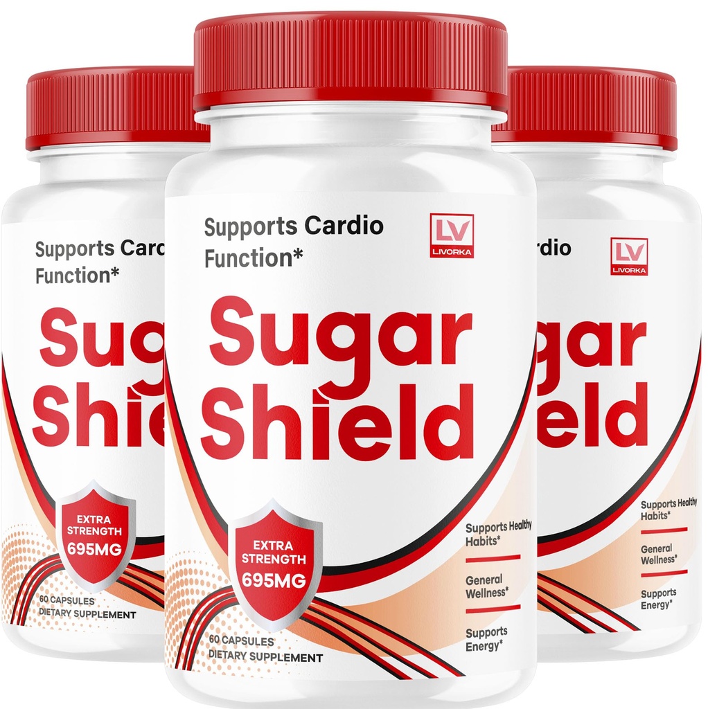 (3 Pack) Sugar Shield, Sugar Shield Blood Support, Sugar Shield Pills, Sugar Shield Capsules, Sugar Shield All Natural, SugarShield, Sugar Shield Advanced Formel, Sugar Shield Reviews, 90 kapslar
