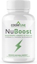 Koffeinpiller 100mg med L-Theanine & B12 - Natural Energy + Focus Supplement - Ren energipiller för män och kvinnor - koffein L Theanin Nootropic - 60 Vegan kapslar