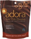 Adora Premium Vitamin D3 Magnesium och Calcium Supplement, 500 mg, mjölkchoklad, 30 greve