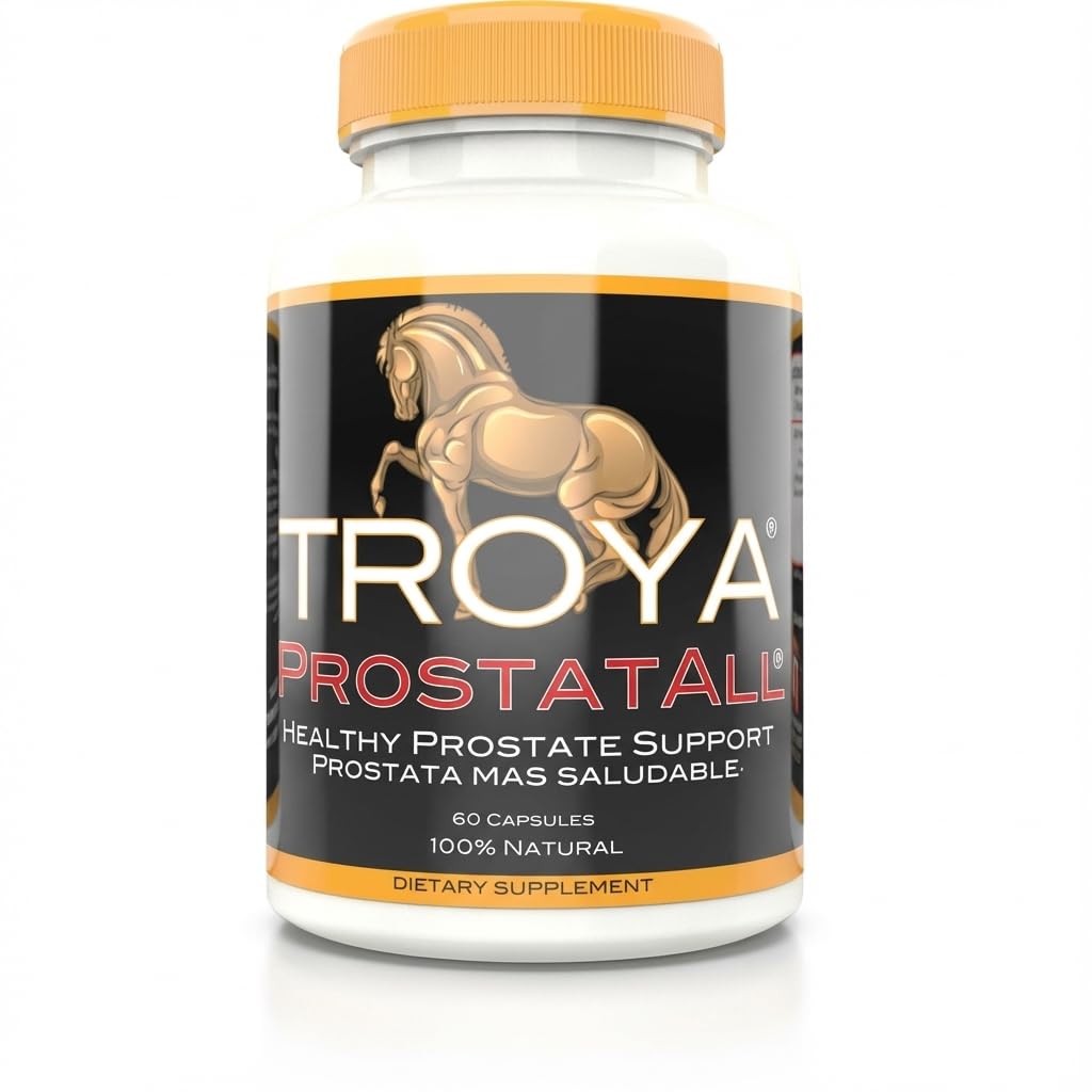 TROYA Supplement - Saw Palmetto, Zink, Stinging Nettle & Pumpkin Seed Extract - 60 kapslar - Stöder prostata hälsa och urinfunktion