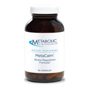 Metabolic Maintenance MetaCalm - GABA L-Theanine Supplement för lugn, sömn och stressstöd, vitamin B6, aktiv folat, magnesium och 5-HTP-komplex för vuxna, män och kvinnor - 90 kapslar