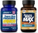 Super Beta Prostate Avancerad och Ageless Male Max Nitric Oxide Booster Chewable Supplements
