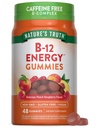 Naturens Sanning Vitamin B-komplex Gummies | 48 greve | med B-Vitaminer, L-Carnitine & Ashwagandha | Vegan, Non-GMO & Gluten Free Supplement