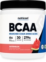 Nutricost BCAA Powder (Watermelon, 30 portioner) - Optimal 2:1:1 Ratio