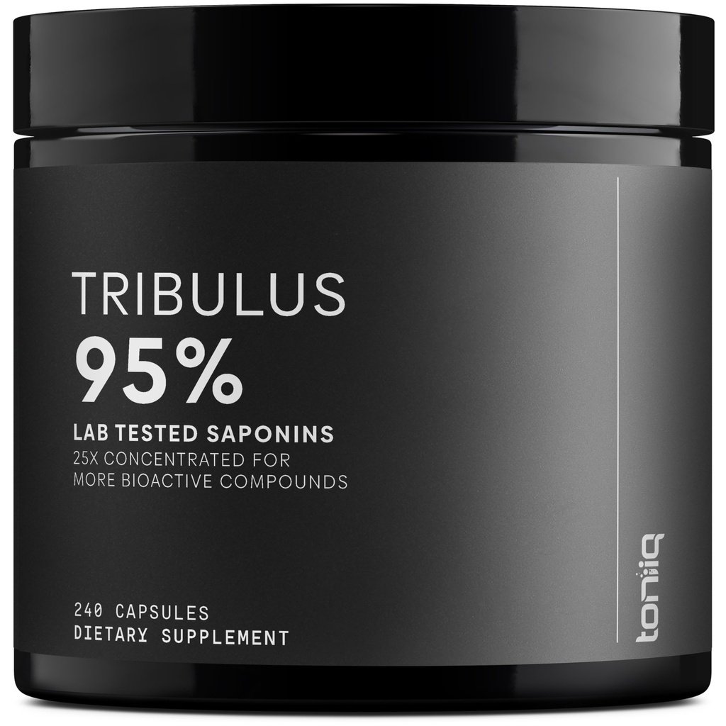 Tribulus Terrestris för män - Ultra High Potency 25:1 Extrakt med 95% Saponiner - 1300mg Pure & Concentrated Formel - Tredjepartslabb Testat för renhet och kvalitet - 240 kapslar