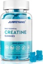 NutraBits Kreatin Monohydrat Gummies, 5g Kreatin Monohydrat Per Servering - Ingen socker eller konstgjorda färger, Vegan & Halal - Blueberry smak - 60 Gummies