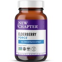 Nya kapitel Vegan Elderberry Capsules med 64x Concentrated Black Elderberry + Black Currant för omfattande Immune Support, Non-GMO Project Verified, Gluten Free, Certified Vegan, 30 Count