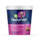 NaturVet Bladder Support Plus Cranberry för hundar, 60 ct Soft Chews, tillverkad i USA med globalt källa ingredienser
