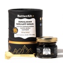 Bättre Alt Pure Himalayan Shilajit Gold +(30gm)|Förbättrar återhämtning och ökar styrka | 16.000 ft Sourced Blend med Ashwagandha, Safed Musli, Gokshura | Shilajit guld för män och kvinnor | Vegan & Lab Tested-600mg