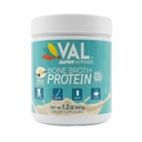 VAL Bone Broth Protein Powder - 22g Protein, 12g Collagen, MCT & Pea Protein - Gut, Skin & Joint Support - Paleo Friendly, Gluten Free - Kycklingsmak, 16 portioner