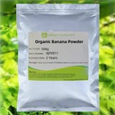 500g (18 Oz) Organic Banana Powder, Fiber Supplement for Glowing Skin and Enhanced Immunity, Great in Juice, Smoothies, and Recipes