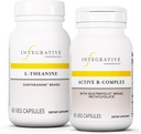 Integrativ terapeutik Bundle med aktiv B-komplex, 60 kapslar och L-Theanin, 60 kapslar - Aktiv B-komplex för att stödja energimetabolism med 8 B-vitaminer * - L-Theanin för att stödja en avkopplad stat