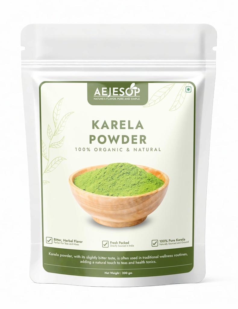 AEJESOP Karela Powder | Bitter Melon | Momordica Charantia,7 oz/ 200 gm
