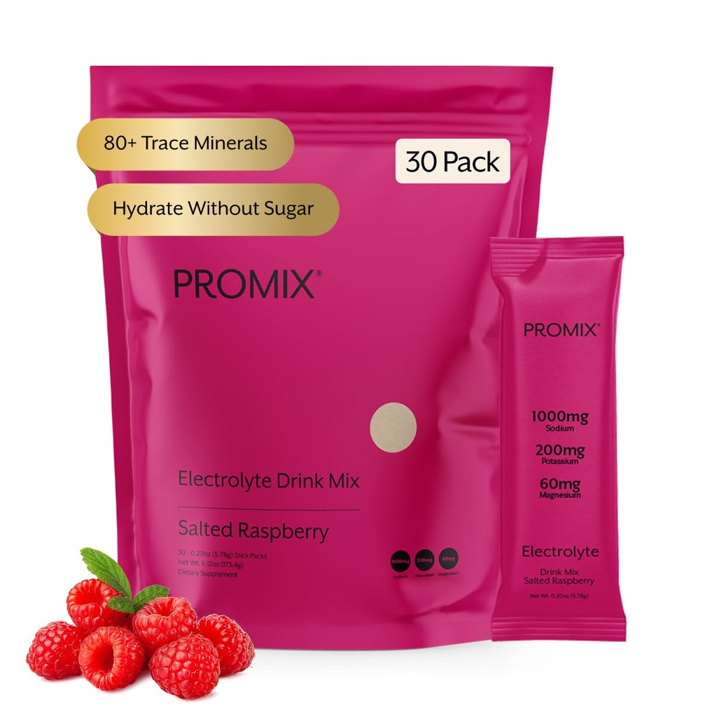ProMix Nutrition Hydration Powder Packets, Raspberry - 30 Servings