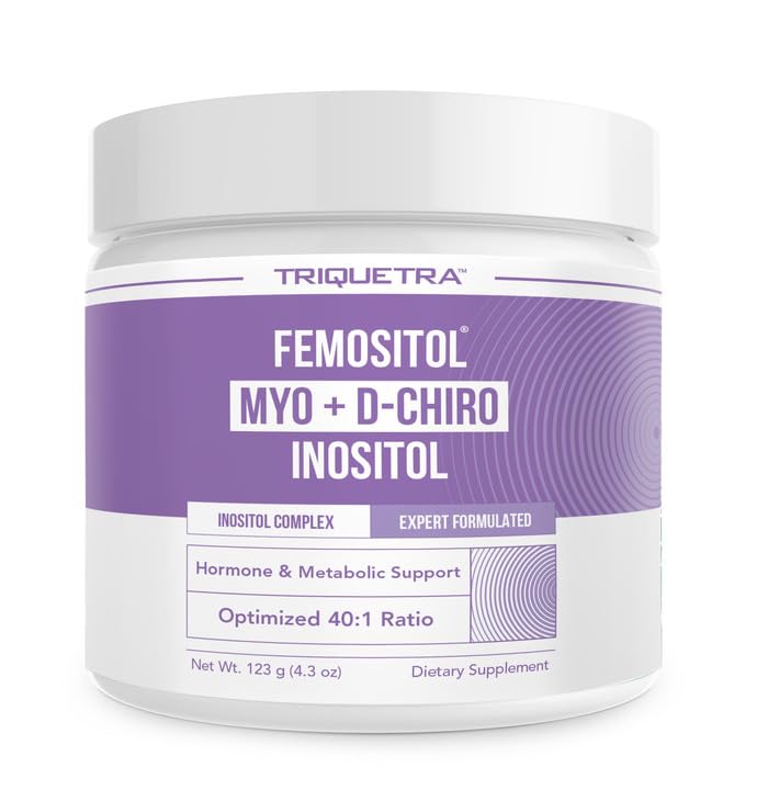 FemoSitol Inositol Powder | Myo-Inositol & D-Chiro Inositol Complex - Kliniskt bevisad 40:1 Ratio (Vitamin B8) | PCOS, Hormonal Balance & Healthy Ovarian Function Support (123 gram - 60 portioner)