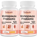 Klimakteriet kosttillskott för kvinnor, 120 miljarder CFU Probiotic, 13-i-1 Herbs & Botanicals Complex, för Hormon Menopause, Hot Flashes, Night Sweats, Mood Swings, Sleep Disturbances, Vegan, 120 Caps