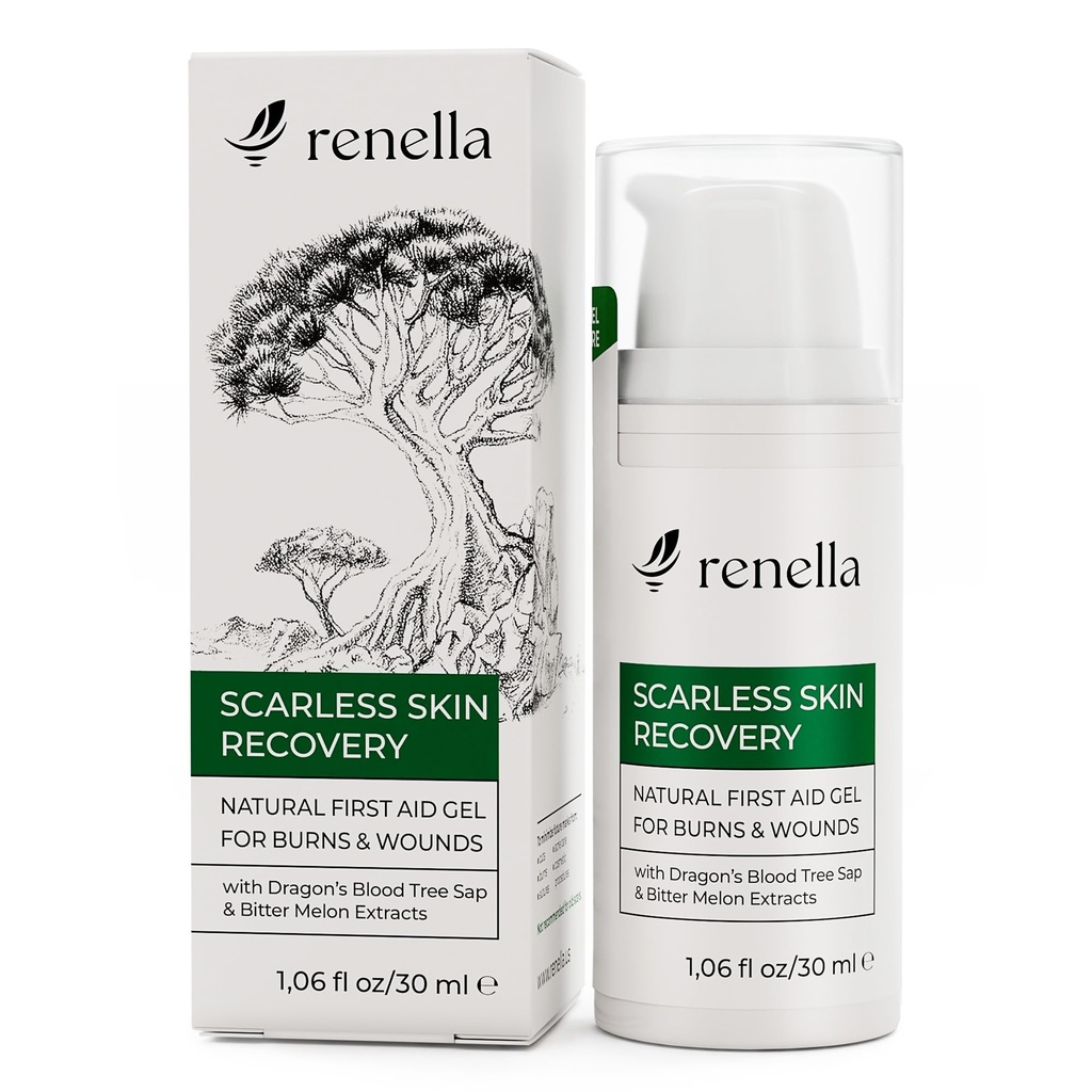 Natural Wound Care & Burn Gel - First Aid for Skin Recovery