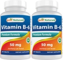 Bästa naturvitamin B6 50 mg 250 tabletter (250 greve av 2)
