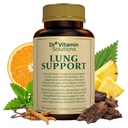 DR VITAMIN SOLUTIONS Lung Detox Supplement för Män & Kvinnor - 10-i-1 Blend w / Vitamin C & Butterbur Root - Stöder Lung Health & Respiratory Function - Förbättrar andning, syreflöde - 30 Vegan Caps