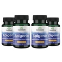 Swanson Apigenin-Bioflavonoid Supplement Natural Prostate Support-Metabolism & Nerve Health Support-Can Support Sleep & Relaxation 90 Caps, 50mg Varje 4 Pack