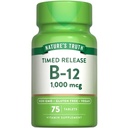 Naturens sannings vitamin B12 1000 mcg | 75 Timed Release tabletter | Vegan, icke-GMO & Gluten fri tillägg