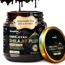 Ren Himalayan Organic Shilajit Resin Extract för Män & Kvinnor - 100% naturlig Ashwagandha Black Pepper Shilajit Resin för Män Kvinnor Gold Ayurvedic, Fulvic Acid 85 + Spår Mineraler, 50 portioner, 40 Grams