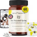 Fobulous Menopaus - Vegan Menopause Formel med Black Cohosh & B-Complex - Plant-Based Capsules med Recept & Pilates Program