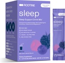 Sleep Supplement, Melatonin-Free Magnesium Calm Powder, GABA, L-Theanine, Myo-inositol, Calm Sleep Drink Mix för att hjälpa Relax, Sleep Powder, Magnesium Powder för sömn, Super Calm Drink Mix 24pk
