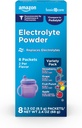 Grundläggande vård Electrolyte Powder Variety Pack, Apple, Fruit Punch, Grape, Strawberry, 8 Count