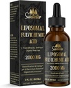 Trace Minerals Electrolytes Drops 2000 MG | Liquid Liposomal Fulvic Humic Acid Supplement | 85+ Trace Minerals | Hydration | Avgiftning | Energi | pH Balans | Digestion | Immunity | 2 Oz