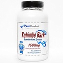 Yohimbe Bark Standardized Extract 1500mg // 200 Capsules // Pure // av PureControl Supplements