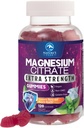 Magnesium Citrate Supplement Gummies - High Absorption Magnesium Gummy för vuxna och barn, Magnesio Citrate Supplements for Bone, Muscle Health, Heart Support, Vegan, Gluten Free, Non-GMO - 120 Gummies