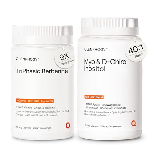 Metabolic & Hormone Support – Liposomal Berberine 1000mg + Myo & D-Chiro Inositol 40:1