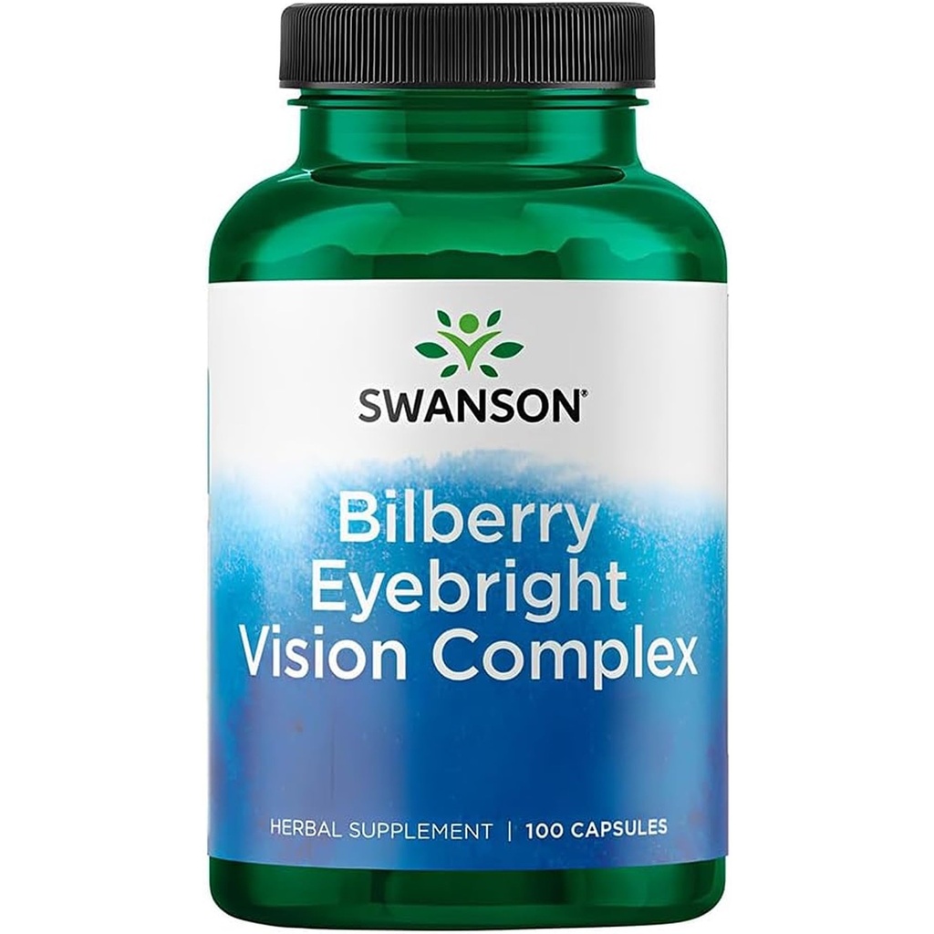 Swanson Bilberry Eyebright Vision Complex (100 kapslar)