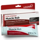 Leader Muscle Rub - Fast-Acting, Deep Penetrating Relief for Sore Muscles and Joints, Minor Arthritis and Back Pain Relief, Non-Greasy Formula Topical Analgesic, Camphor, Menthol & Methyl Salic